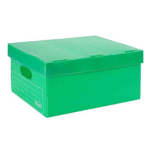 CAJA PLANA CON TAPA 804 VERDE PASTEL 45x35x25