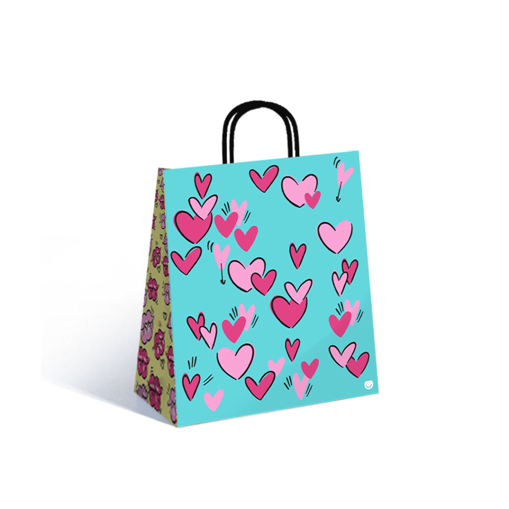 BOLSA RP LOVE COLOURS 22X10X24