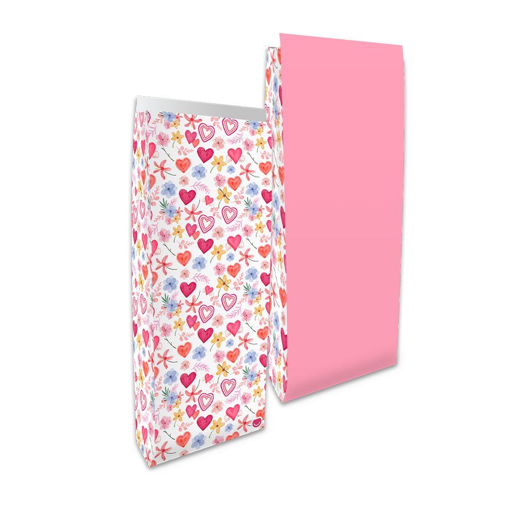 SOBRES BOLSA RP LITTLE HEARTS X10 16X6X36CM