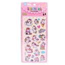 STICKER COLOURS 3D UNICORNIO