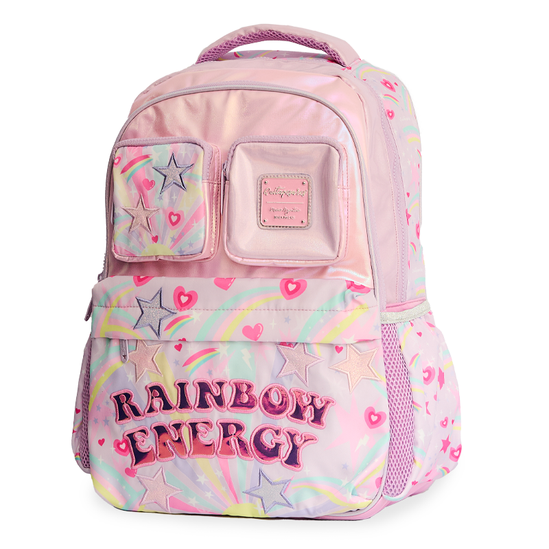 MOCHILA MOOVING QUITAPESARES RAINBOW ESPALDA18''