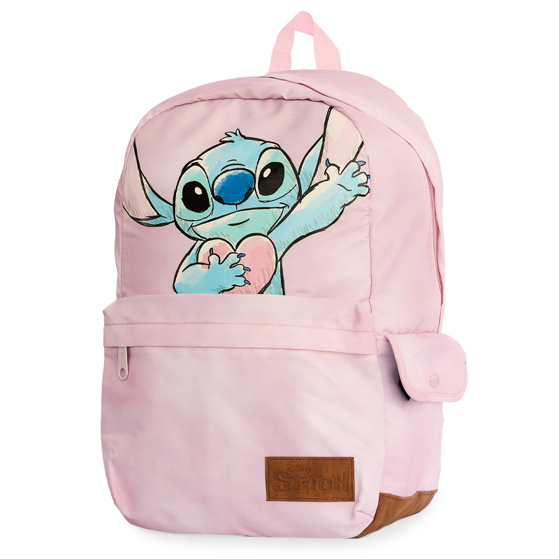 MOCHILA MOOVING STITCH HEART ESPALDA 18''