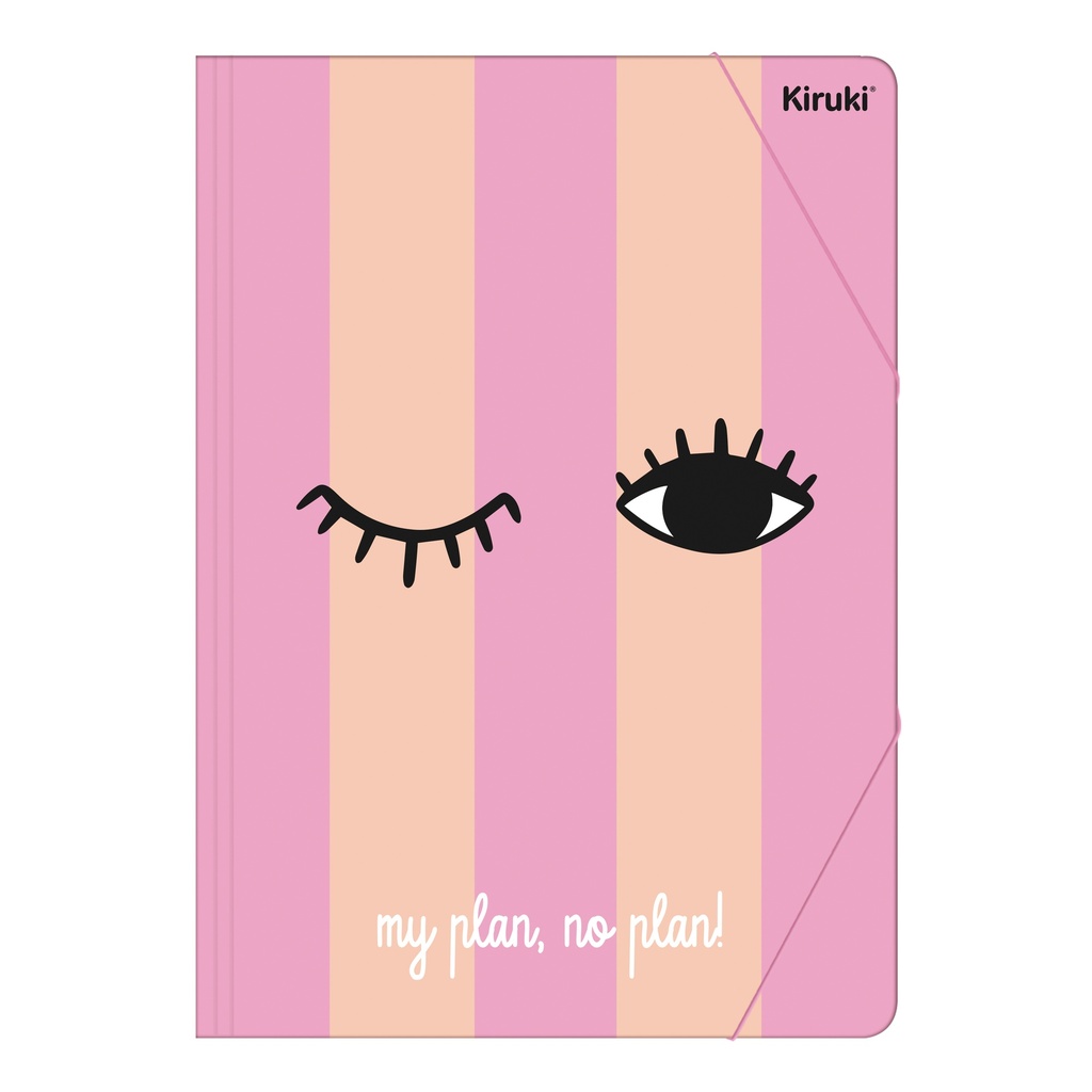 CARPETA 3 SOLAPAS OFICIO KIRUKI FASHION GIRL