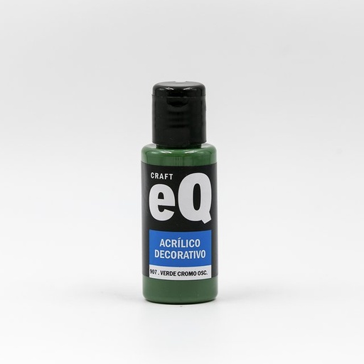 [1.1.1.50.907] ACRILICO EQ 50CC VERDE CROMO OSCURO