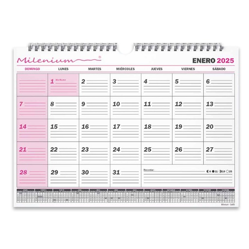 [CAL06] CALENDARIO PLANIFICADOR 1/2 OFICIO 16X23CM 2025