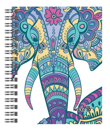 [6541] AGENDA NIVEL 10 MY DAY ESPIRALADA ELEFANTE