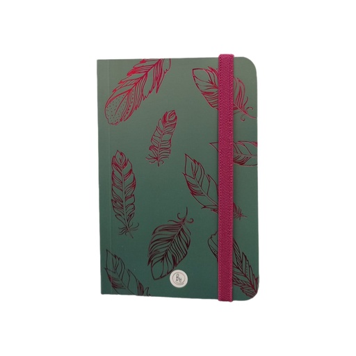 [1009] LIBRETA RY 1009 9.5X14.5CM C/ELASTICO METAL