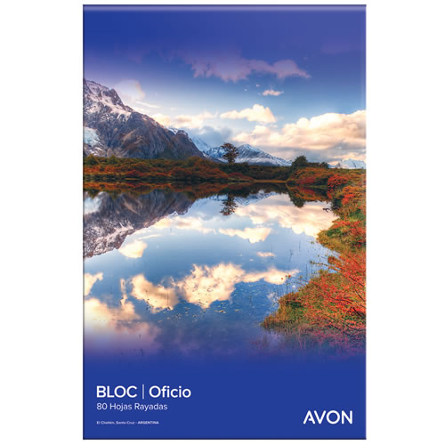 [100022] BLOCK AVON OFICIO PERFORADO X80H RAYADO