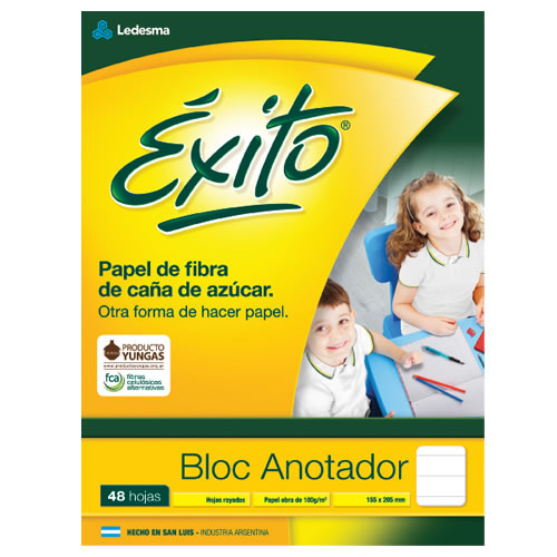 [100007] BLOCK EXITO 155X205 ANOTADOR X48H RAYADO