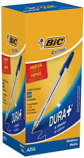 [835205] BOLIGRAFO BIC CRISTAL 1.0 X50 AZUL