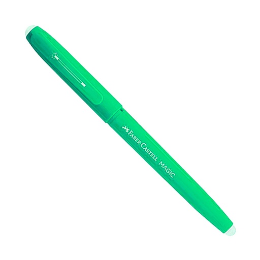 [347363] BOLIGRAFO FABER BORRABLE MAGIC VERDE X12 TINTA AZUL