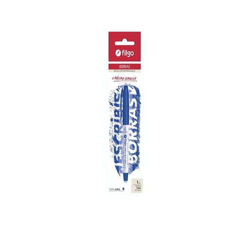 [BRX7-B1-003] BOLIGRAFO FILGO GEL BORRABLE BORRAX 0.7 X1 AZUL