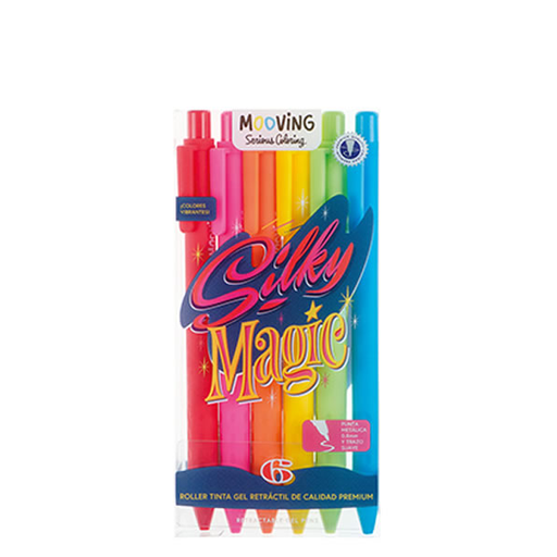 [3081006] BOLIGRAFO MOOVING ROLLER TINTA GEL RT X 6