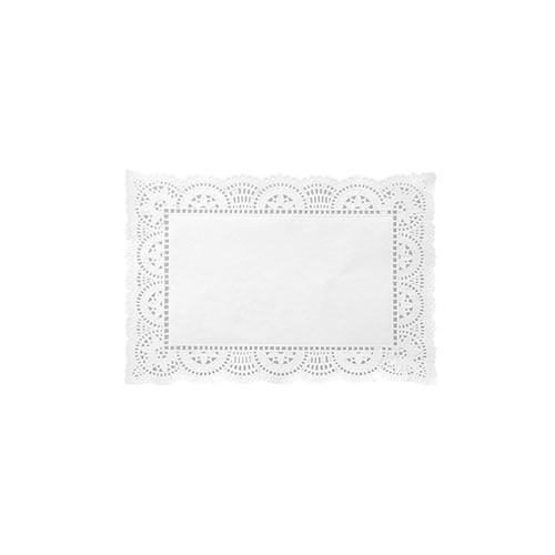 [0693-00080] BLONDA DE PAPEL CALADA 18X25CM BLANCA X100