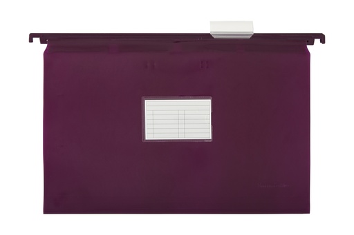 [SU307FBO] CARPETA COLGANTE LAMA PVC BORDO X10