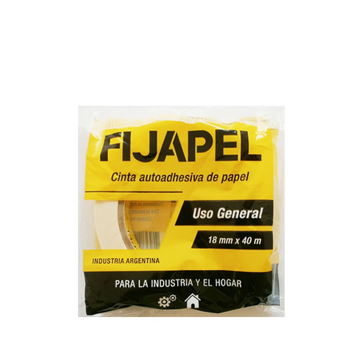 [054000718FI040] CINTA FIJAPEL PAPEL 18MMX40MT