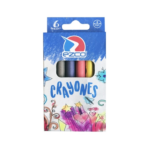 [172301] CRAYONES EZCO X 6