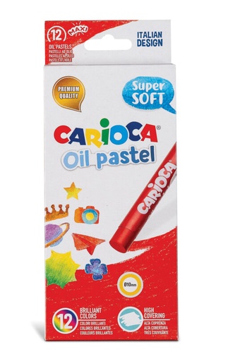 [43277] CRAYONES CARIOCA OIL PASTEL MAX X 12