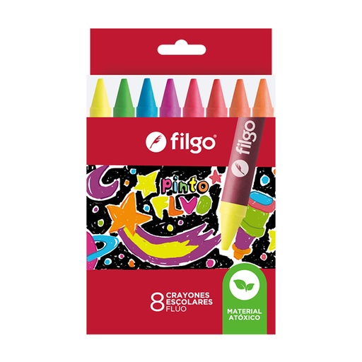 [WXC-E8-FLU] CRAYONES FILGO X8 FLUO