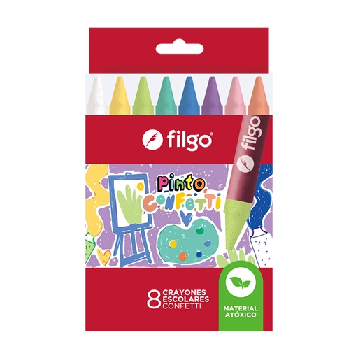 [WXC-E8-CFTTI] CRAYONES FILGO X8 CONFETTI LIQUIDACION