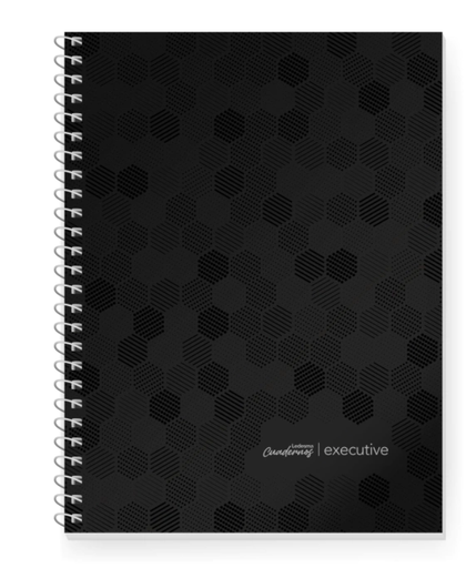 [100761] CUADERNO LEDESMA EXECUTIVE 22X29 84H NEGRO CUADRICULADO