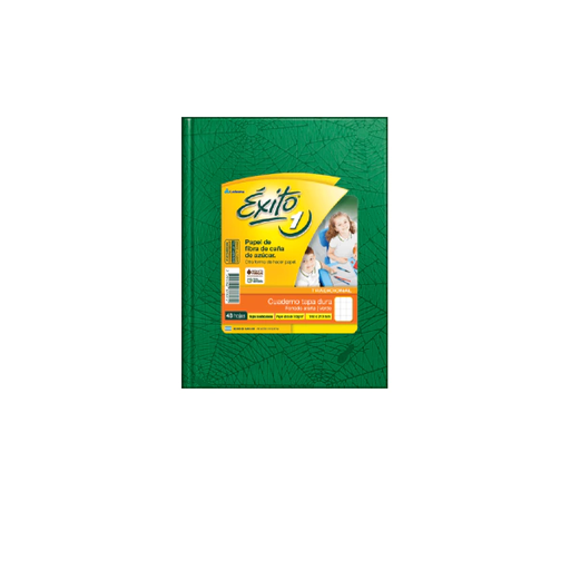 [101004] CUADERNO EXITO T/D ARAÑA 48H VERDE CUADRICULADO