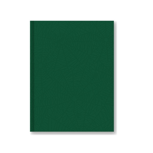 [613008] CUADERNO LAPRIDA T/D ARAÑA 50H VERDE RAYADO