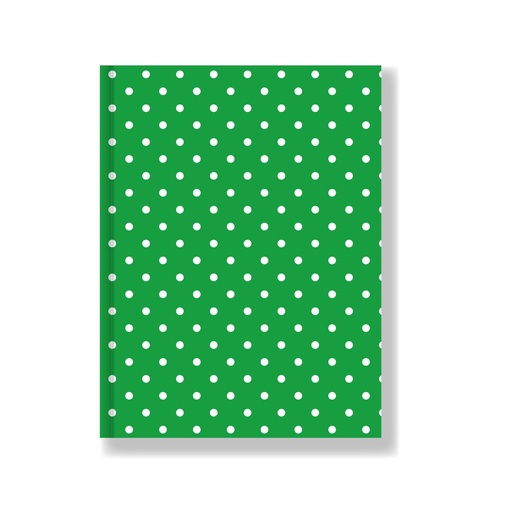 [613036] CUADERNO LAPRIDA T/D LUNAR 50H VERDE RAYADO