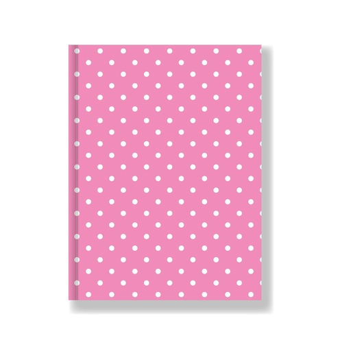 [613040] CUADERNO LAPRIDA T/D LUNAR 50H ROSA RAYADO