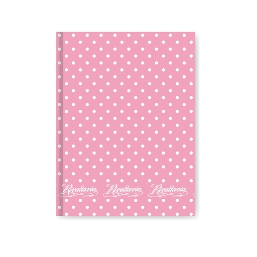 [367050] CUADERNO RIVADAVIA LUNAR 50H ROSA RAYADO