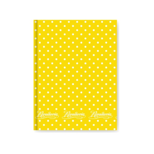 [367040] CUADERNO RIVADAVIA LUNAR 50H AMARILLO RAYADO