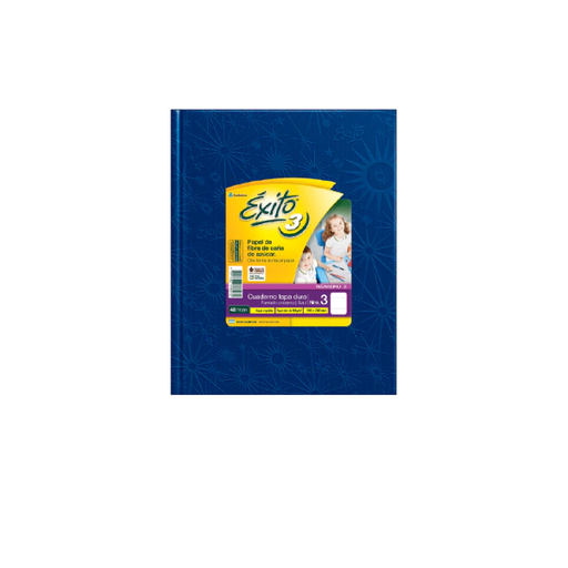 [100958] CUADERNO EXITO Nº3 FORRADO 48H AZUL RAYADO