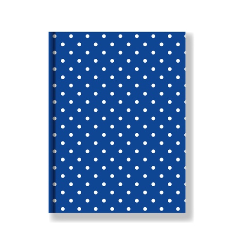 [613034] CUADERNO LAPRIDA T/D LUNAR 50H AZUL RAYADO