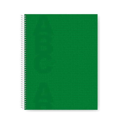 [359421] CUADERNO RIVADAVIA ABC 21X27 60H VERDE RAYADO