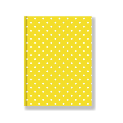 [613444] CUADERNO LAPRIDA T/D LUNAR AB3 50H AMARILLO RAYADO