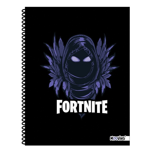 [0736-02602] CUADERNO MOOVING A4 UNIVERSITARIO 80H FORTNITE RAYADO