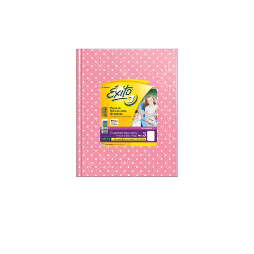 [100972] CUADERNO EXITO N°3 LUNAR 48H ROSA RAYADO