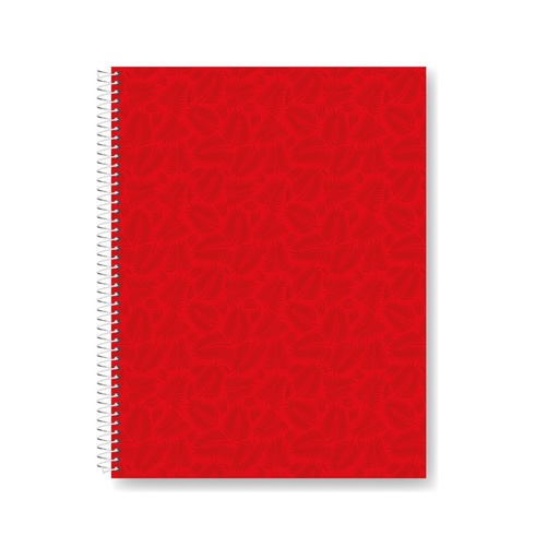 [627033] CUADERNO LAPRIDA AB7 21X27 60H ROJO CUADRICULADO