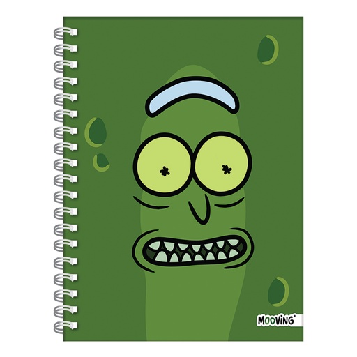 [0736-02967] CUADERNO MOOVING 16X21 T/D C/ESP 80H RICK AND MORTY