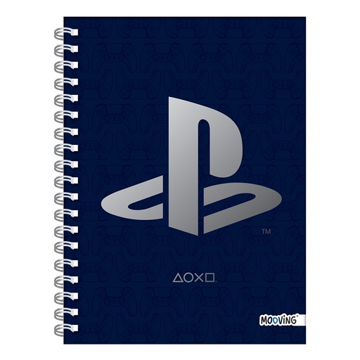 [0736-02970] CUADERNO MOOVING 16X21 T/D C/ESP 80H PLAYSTATION