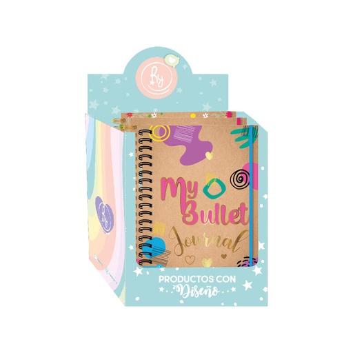 [1002] CUADERNO RY 1002 15X21 ANILLADO KRAFT