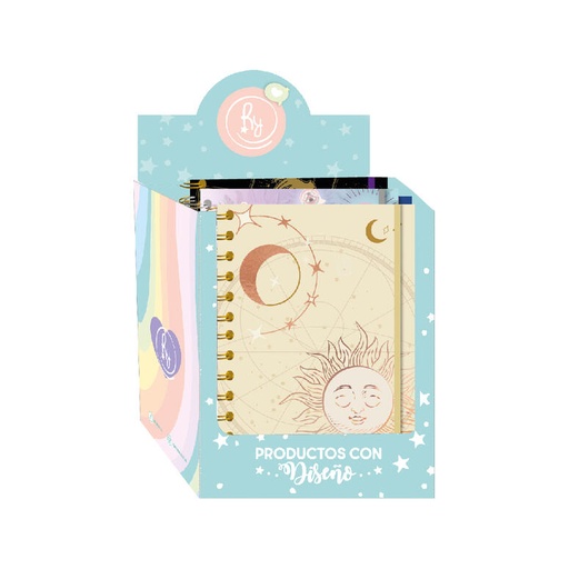 [1014] CUADERNO RY 1014 15X21 ANILLADO UNIVERSO 80H