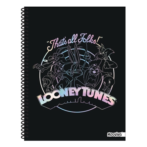 [0736-03185] CUADERNO MOOVING A4 UNIVERSITARIO 80H LOONEY TUNES