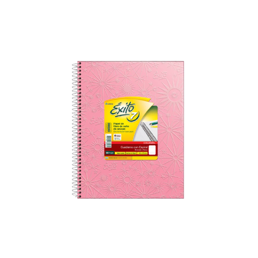 [102577] CUADERNO EXITO 7 ESP.21X27 60H ROSA RAYADO