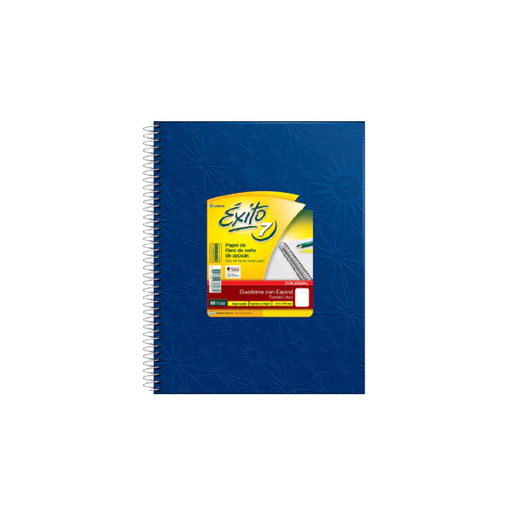 [101968] CUADERNO EXITO 7 ESP.21X27 60H AZUL RAYADO