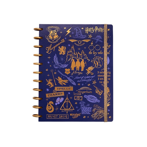 [1711222] CUADERNO MOOVING LOOP HARRY POTTER 20.8X28CM CON DISCOS