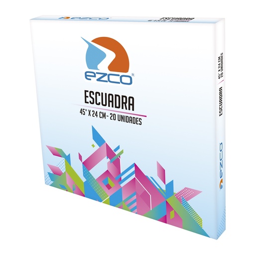 [411102] ESCUADRA EZCO 45º 24CM