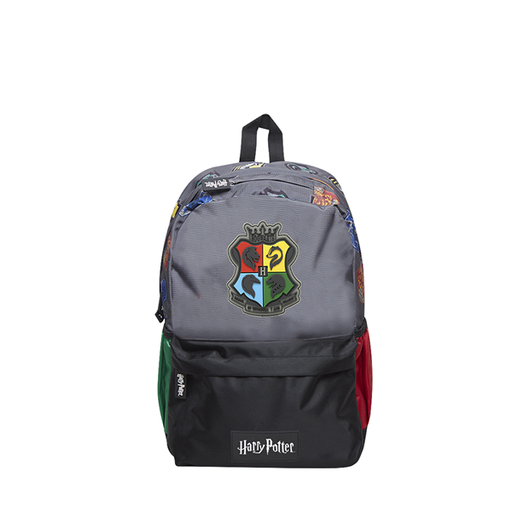 [0809-01441] MOCHILA MOOVING HARRY POTTER HOUSES ESPALDA 16.5''