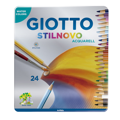 [256300OT] PINTURITAS GIOTTO STILNOVO LATA X24 ACUARELABLE