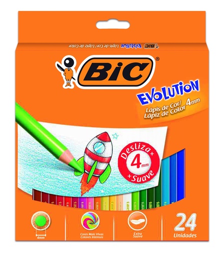 [972974] PINTURITAS BIC EVOLUTION 4MM X24